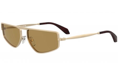 Gafas de Sol - Moschino - MOS209/S - AOZ (70) MATTE GOLD // BROWN