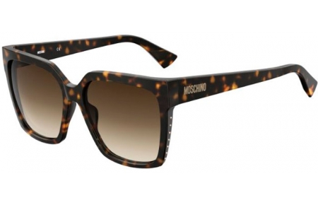 Gafas de Sol - Moschino - MOS079/S - 086 (HA) HAVANA // BROWN GRADIENT