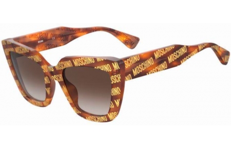 Sunglasses - Moschino - MOS148/S - 2VM (HA) HAVANA PATTERNED // BROWN GRADIENT