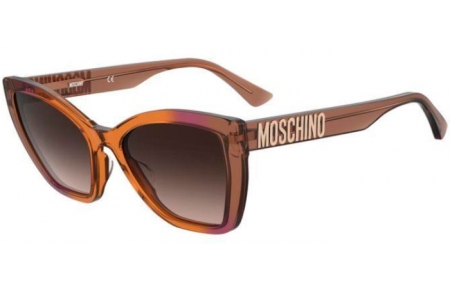 Sunglasses - Moschino - MOS155/S - 12J (FF) BROWN ORANGE // GREY GRADIENT FUCHSIA