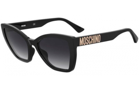 Lunettes de soleil - Moschino - MOS155/S - 807 (9O) BLACK // DARK GREY GRADIENT