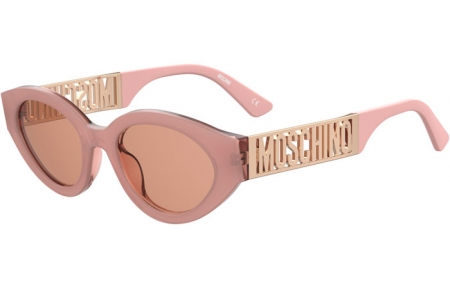 Sunglasses - Moschino - MOS160/S - 35J (2S) PINK // PINK MIRROR SILVER