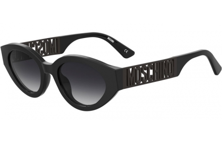 Lunettes de soleil - Moschino - MOS160/S - 807 (9O) BLACK // DARK GREY GRADIENT