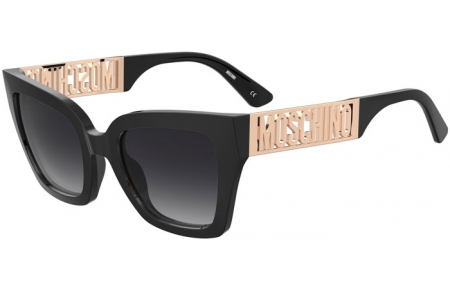 Sunglasses - Moschino - MOS161/S - 807 (9O) BLACK // DARK GREY GRADIENT