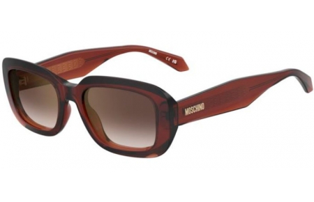 Gafas de Sol - Moschino - MOS199/S - 09Q (YK) BROWN // BORDEAUX GRADIENT GOLD MIRROR