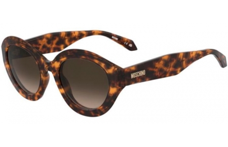 Lunettes de soleil - Moschino - MOS200/S - 086 (HA) HAVANA // BROWN GRADIENT