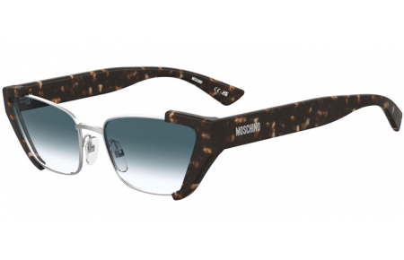 Gafas de Sol - Moschino - MOS205/S - 45Z (08) HAVANA SILVER // DARK BLUE GRADIENT