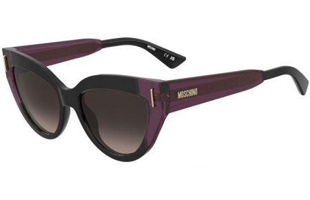 Gafas de Sol - Moschino - MOS208/S - GUU (HA) BLACK BURGUNDY // BROWN GRADIENT
