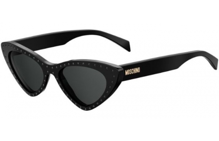 Gafas de Sol - Moschino - MOS006/S - 2M2 (IR) BLACK GOLD // GREY