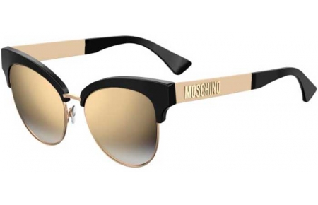 Gafas de Sol - Moschino - MOS038/S - 807 (FQ) BLACK // GREY GRADIENT GOLD MIRROR