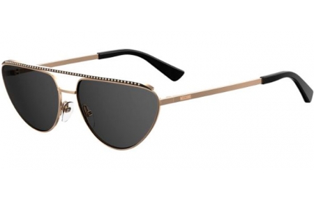 Sunglasses - Moschino - MOS057/G/S - 000 (IR) ROSE GOLD // GREY