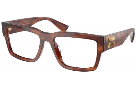 Monturas - Miu Miu - VMU 02XV - 26E1O1  STRIPED TOBACCO