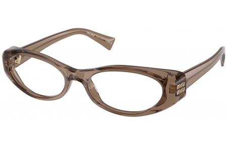 Monturas - Miu Miu - VMU 03ZV - 26M1O1  TRANSPARENT BROWN