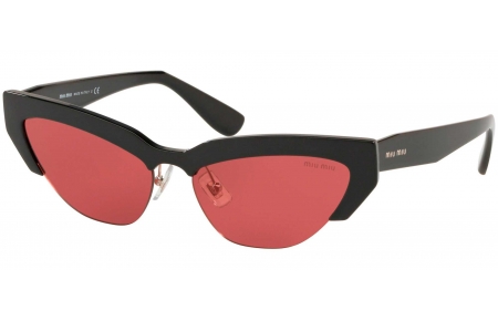 Gafas de Sol - Miu Miu - SMU 04US - 1AB0A0 BLACK // DARK VIOLET