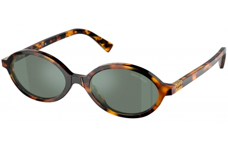 Gafas de Sol - Miu Miu - SMU 04ZS - VAU04M  HAVANA HONEY // GREEN MIRROR SILVER