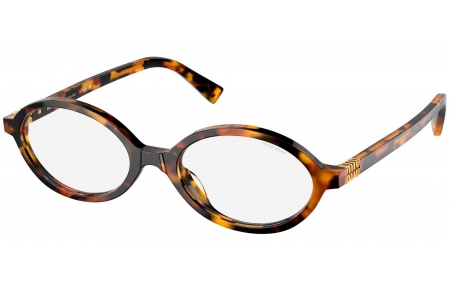 Gafas de Sol - Miu Miu - SMU 04ZS - VAU08N  HAVANA HONEY // TRANSPARENT WITH BLUE LIGHT FILTER