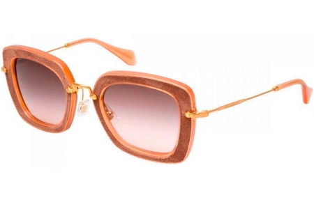 Gafas de Sol - Miu Miu - SMU 07OS - OAO1E2 ANTIQUE PINK BROWN // GREY GRADIENT