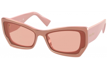 Gafas de Sol - Miu Miu - SMU 07XS - 03T3D2 PINK // LIGHT BROWN