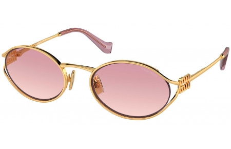 Gafas de Sol - Miu Miu - SMU 52YS - 5AK06S  GOLD // BROWN GRADIENT PINK
