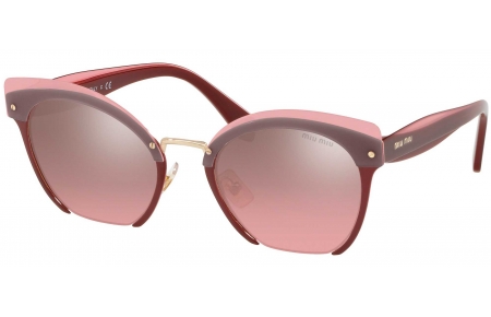 Gafas de Sol - Miu Miu - SMU 53TS - CCG7L1 GARNET // PINK MIRROR SILVER GRADIENT