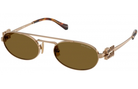 Gafas de Sol - Miu Miu - SMU 54ZS - 7OE09Z  BRASS GOLD // DARK BROWN
