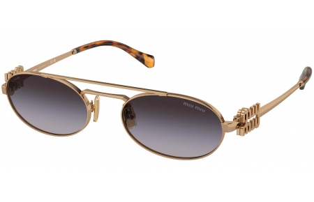 Gafas de Sol - Miu Miu - SMU 54ZS - 7OE5D1  AGED GOLD // GREY GRADIENT