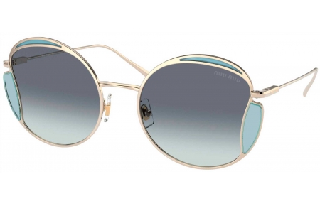 Gafas de Sol - Miu Miu - SMU 56XS - ZVN05N PALE GOLD // BLUE GRADIENT
