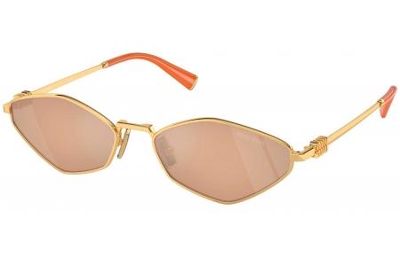 Gafas de Sol - Miu Miu - SMU 56ZS - 5AK40D  GOLD // ORANGE MULTILAYER