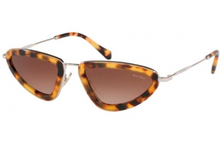 Gafas de Sol - Miu Miu - SMU 60US CORE COLLECTION - 7S06S1 LIGHT HAVANA // BROWN GRADIENT