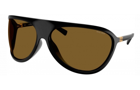 Gafas de Sol - Miu Miu - SMU A01S - 1AB01T  BLACK // DARK BROWN