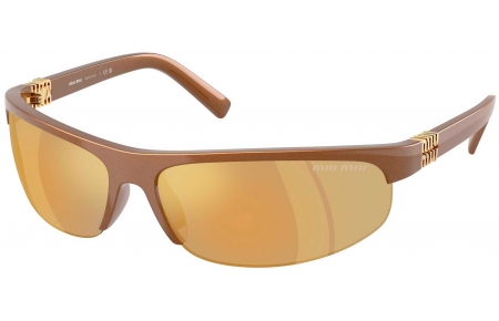 Gafas de Sol - Miu Miu - SMU A02S - 16Y8G1  OXIDIZED METAL // BROWN MIRROR GOLD