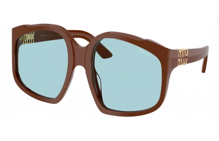 Gafas de Sol - Miu Miu - SMU A07S - 24D20R  CHOCOLATE // LIGHT BLUE