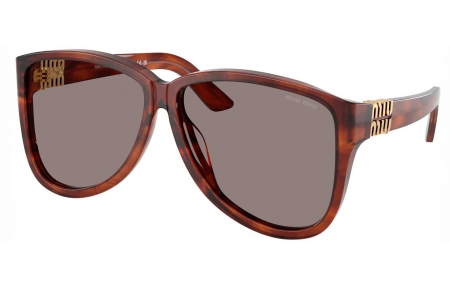 Gafas de Sol - Miu Miu - SMU A08S - 26E80Q  STRIPED TOBACCO // GREY