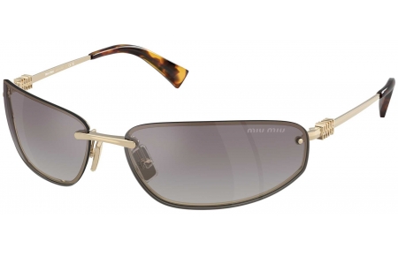 Gafas de Sol - Miu Miu - SMU A50S - ZVN30C  LIGHT GOLD // BLUE GRADIENT MIRROR
