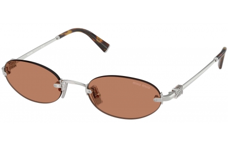 Gafas de Sol - Miu Miu - SMU A54S - 1BC90Q  SILVER // BROWN