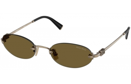 Gafas de Sol - Miu Miu - SMU A54S - 26C09Z  OLD GOLD // DARK BROWN