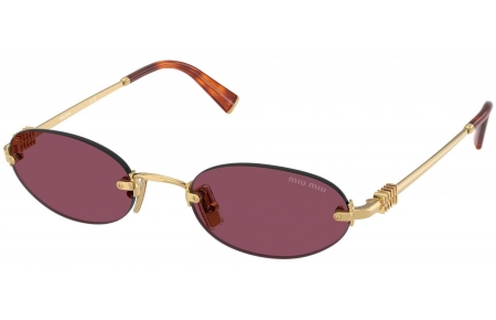 Gafas de Sol - Miu Miu - SMU A54S - 5AK20Y  GOLD // DARK VIOLET