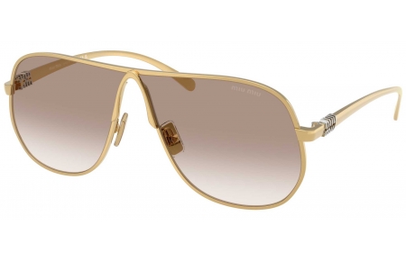 Gafas de Sol - Miu Miu - SMU A56S - 5AK90L  GOLD // BROWN GRADIENT TRANSPARENT