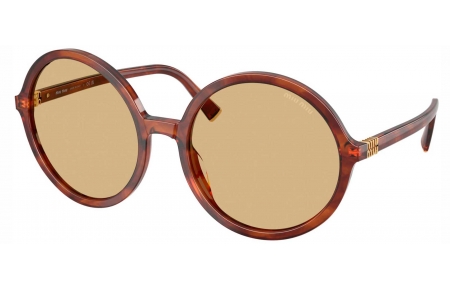 Gafas de Sol - Miu Miu - SMU B02S - 26E10R  STRIPED TOBACCO // YELLOW