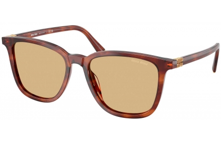 Gafas de Sol - Miu Miu - SMU B03S - 26E10R  STRIPED TOBACCO // YELLOW