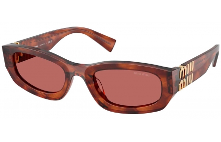 Gafas de Sol - Miu Miu - SMU B04S - 26E80B  STRIPED TOBACCO // DARK VIOLET