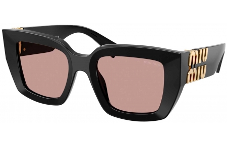 Gafas de Sol - Miu Miu - SMU B05S - 16K20I  BLACK // BROWN LIGHT PURPLE