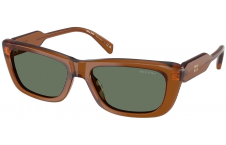 Gafas de Sol - Miu Miu - SMU B12S - 22I70L  AMBER // DARK GREEN