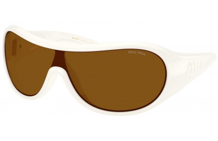 Gafas de Sol - Miu Miu - SMU B14SU - 17K20V  WHITE // DARK BRONZE