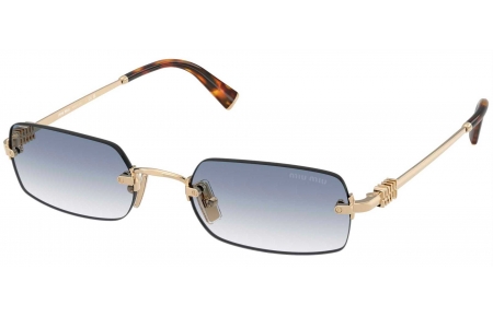 Gafas de Sol - Miu Miu - SMU B50S - ZVN80O  PALE GOLD // LIGHT BLUE GRADIENT
