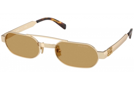 Gafas de Sol - Miu Miu - SMU B52S - 22M10Y  ANTIQUE GOLD // BROWN