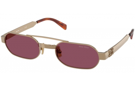 Gafas de Sol - Miu Miu - SMU B52S - 7OE30Y  BRASS // DARK VIOLET