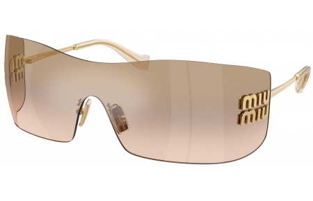 Gafas de Sol - Miu Miu - SMU B53S - 5AK20P  GOLD // BROWN MIRROR BRONZE