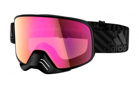 Goggles Snow - Mask Adidas - AD84 BACKLAND DIRT - 9500 BLACK MATTE // LIGHT VARIO PURPLE MIRROR (ANTIFOG)