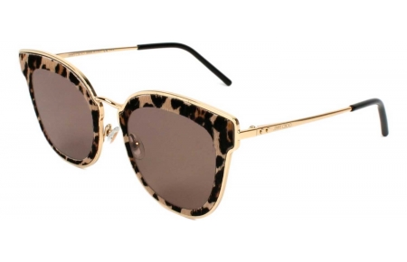 Gafas de Sol - Jimmy Choo - NILE/S - XMG (2M) GOLD BLACK ANIMAL // BROWN ANTIREFLECTION